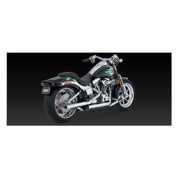Vance & Hines 2 1/2" Straightshots HS Slip-On Mufflers For Harley Softail